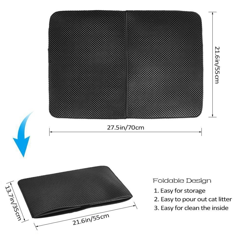 Cat Litter Mat Double-Layer Pad Cat Litter Mat Double-Layer Pad