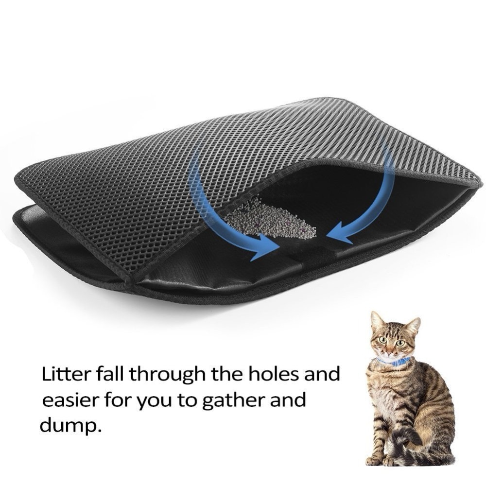 Cat Litter Mat Double-Layer Pad Cat Litter Mat Double-Layer Pad