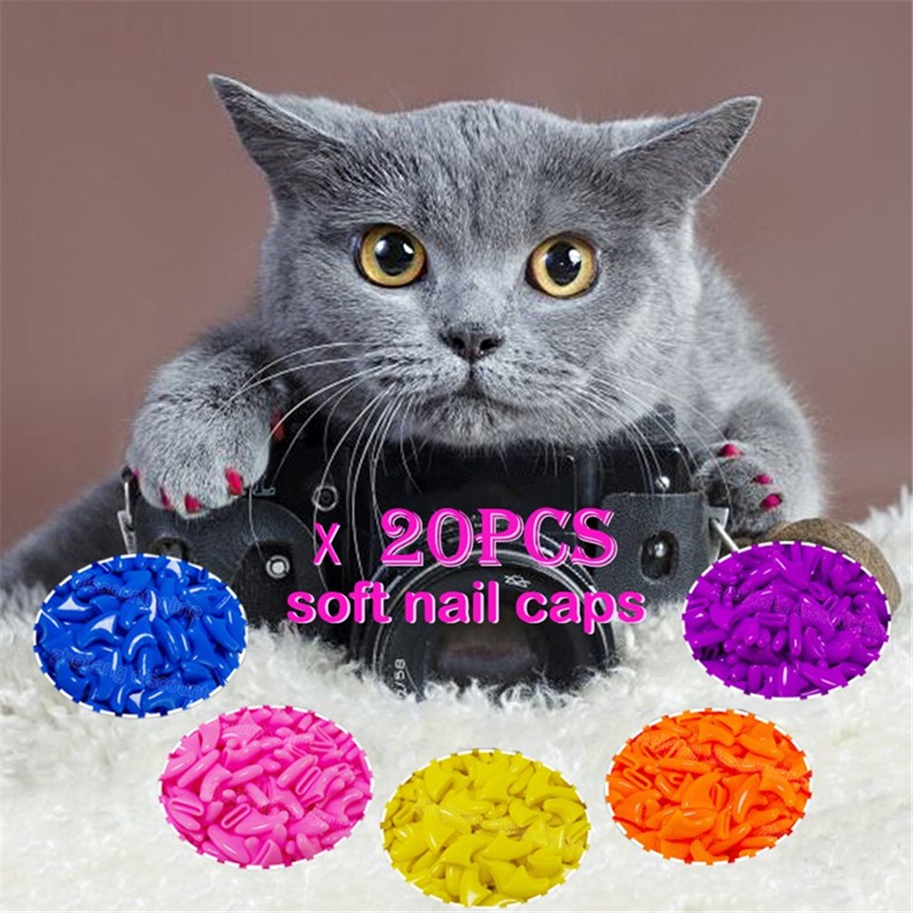 Cat Nail Covers Pet Paws Caps Cat Nail Covers Pet Paws Caps