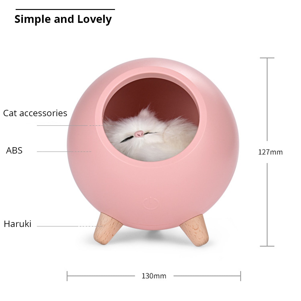 Cat Night Light Rechargeable Table Lamp Cat Night Light Rechargeable Table Lamp