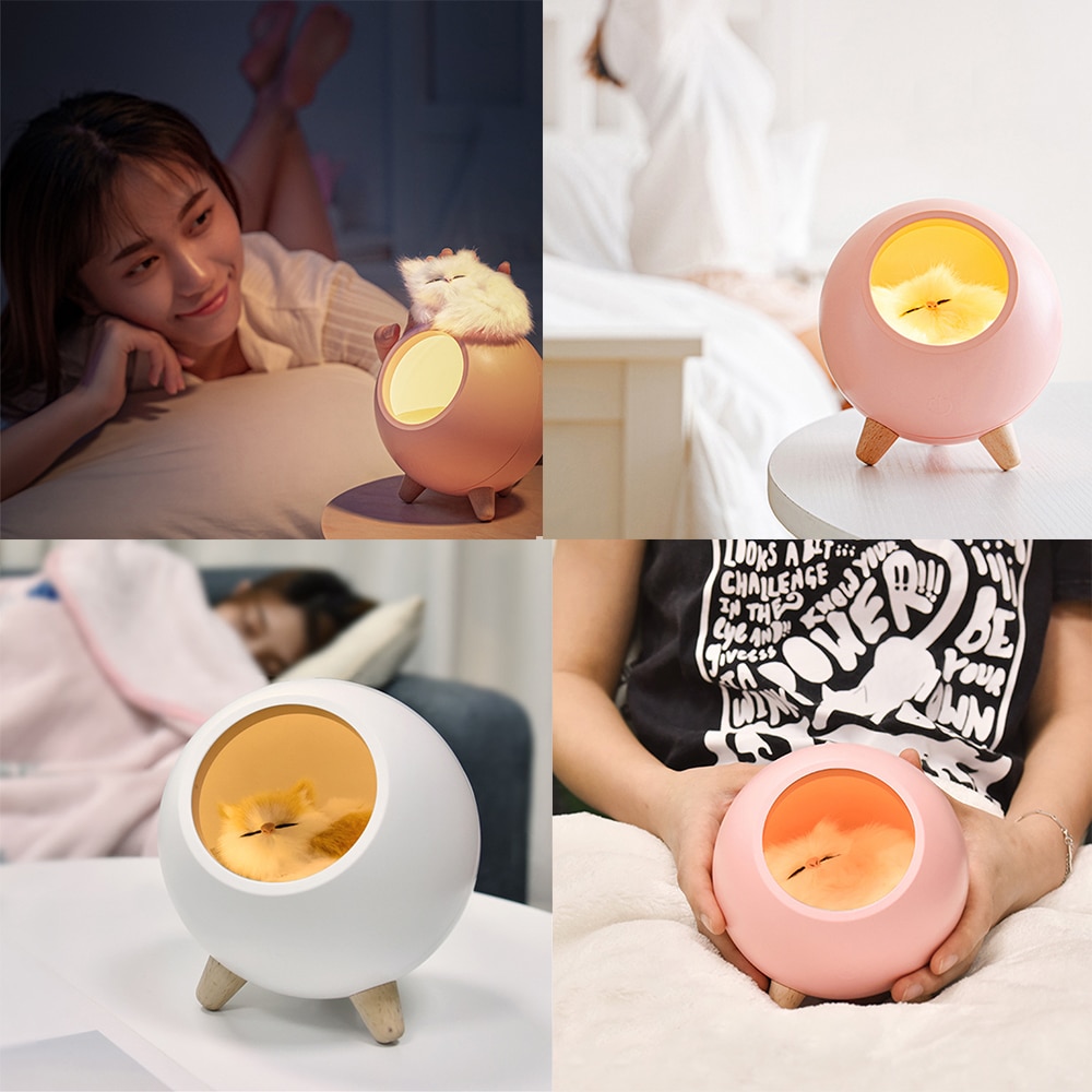 Cat Night Light Rechargeable Table Lamp Cat Night Light Rechargeable Table Lamp