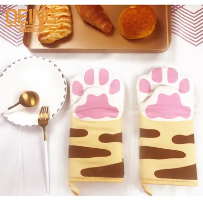 Cat Oven Glove for Heat Protection Cat Oven Glove for Heat Protection