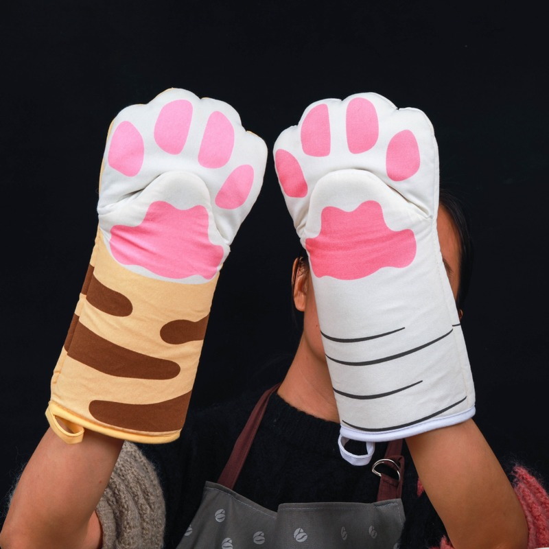 Cat Oven Glove for Heat Protection Cat Oven Glove for Heat Protection