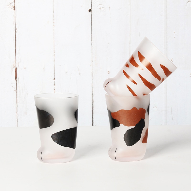 Cat Paw Cups Glass Cups (3pcs) Cat Paw Cups Glass Cups (3pcs)