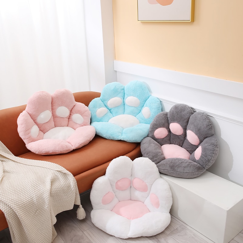 Cat Paw Pillow Seat Backrest Cushion Cat Paw Pillow Seat Backrest Cushion