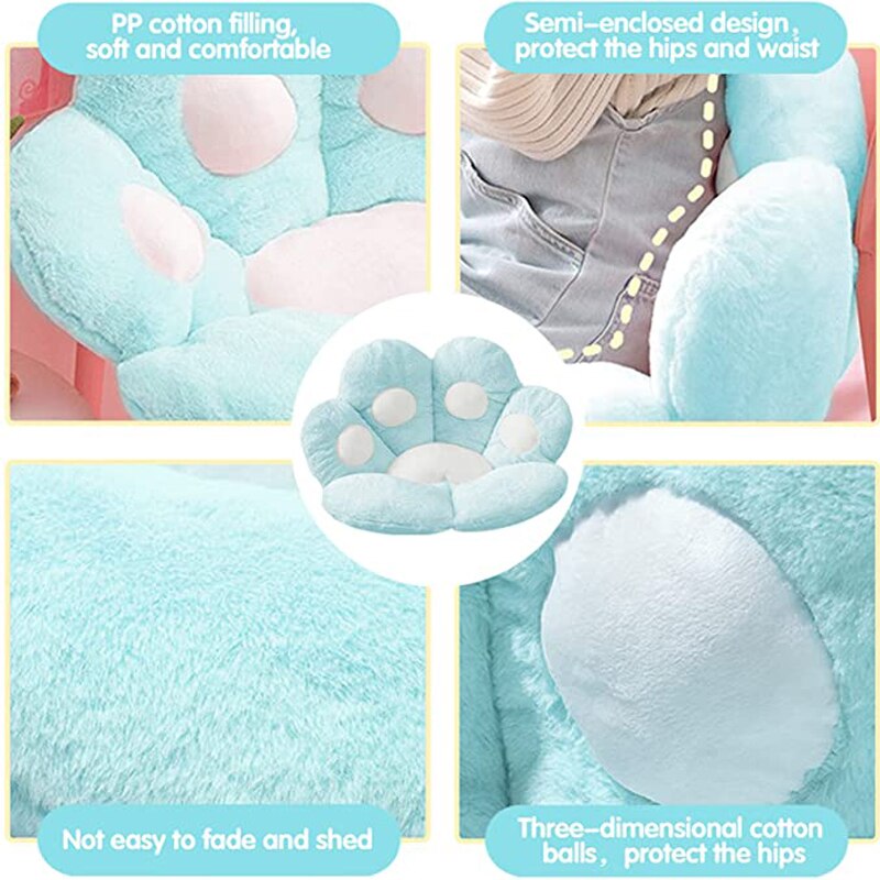 Cat Paw Pillow Seat Backrest Cushion Cat Paw Pillow Seat Backrest Cushion