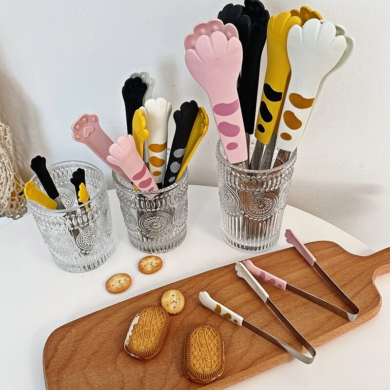 Cat Paw Tongs Stainless Food Clip Cat Paw Tongs Stainless Food Clip