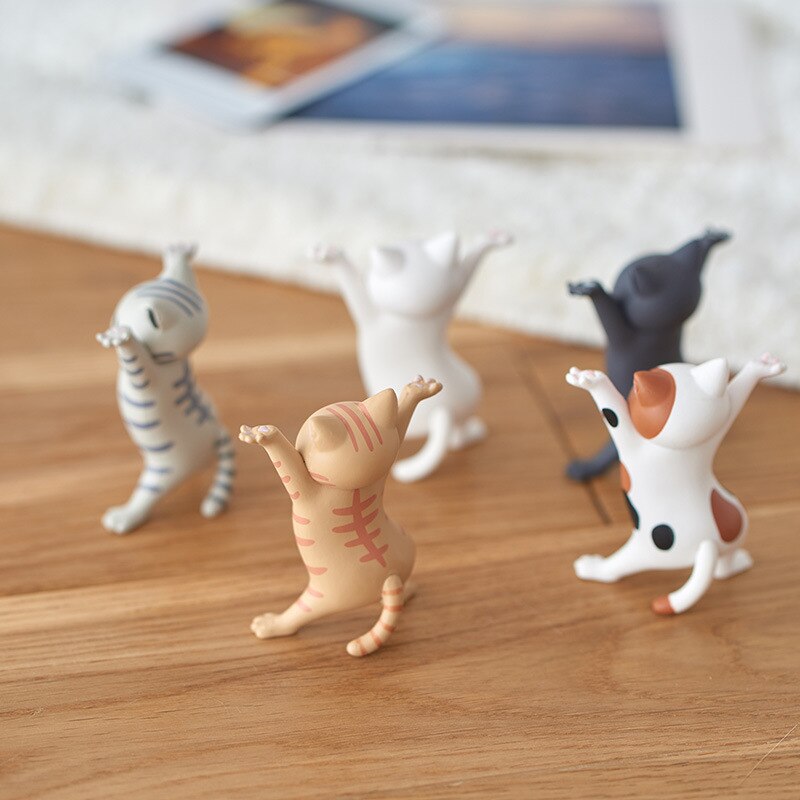 Cat Pen Holder Figurine Cat Pen Holder Figurine