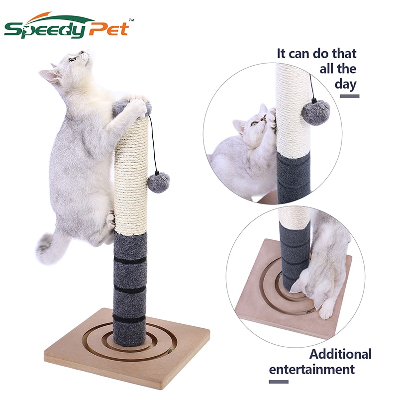 Cat Pole Interactive Pet Scratch Post Cat Pole Interactive Pet Scratch Post