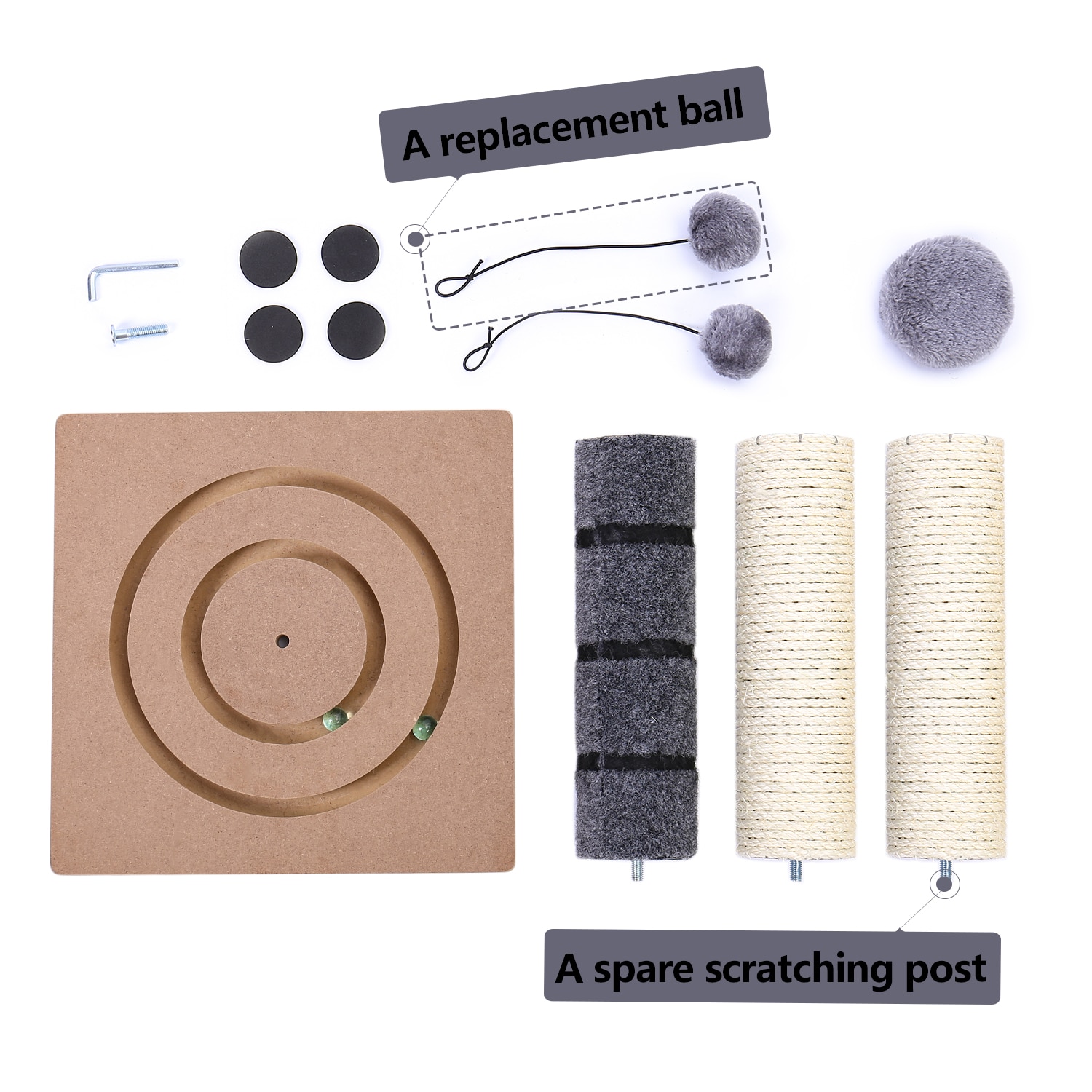 Cat Pole Interactive Pet Scratch Post Cat Pole Interactive Pet Scratch Post