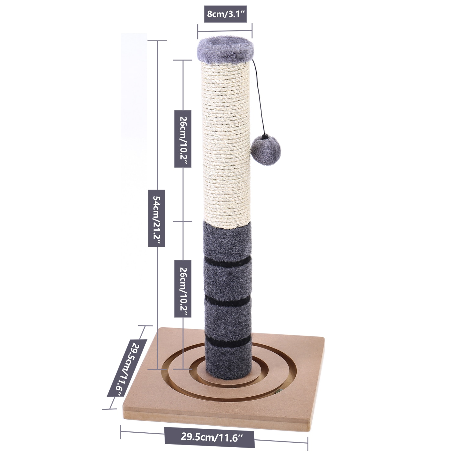 Cat Pole Interactive Pet Scratch Post Cat Pole Interactive Pet Scratch Post