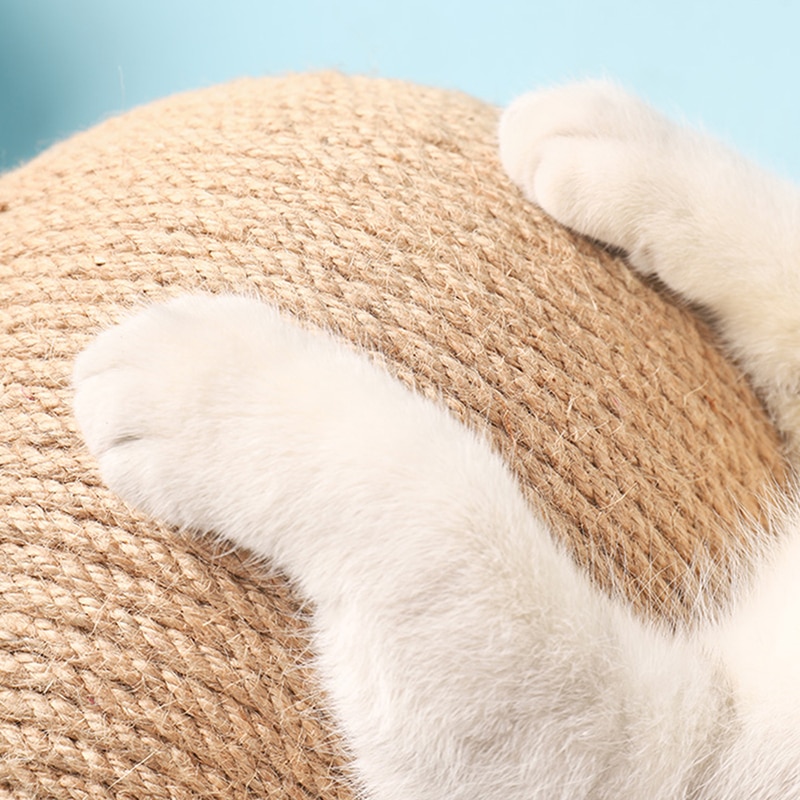 Cat Scratching Ball with Wooden Stand Cat Scratching Ball with Wooden Stand