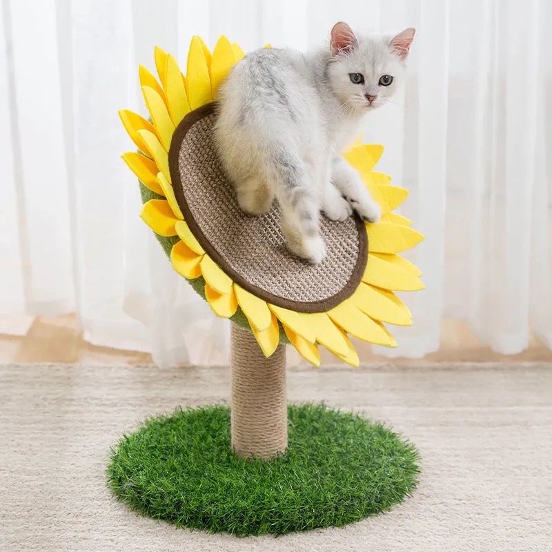 Cat Sisal Sunflower Scratching Post