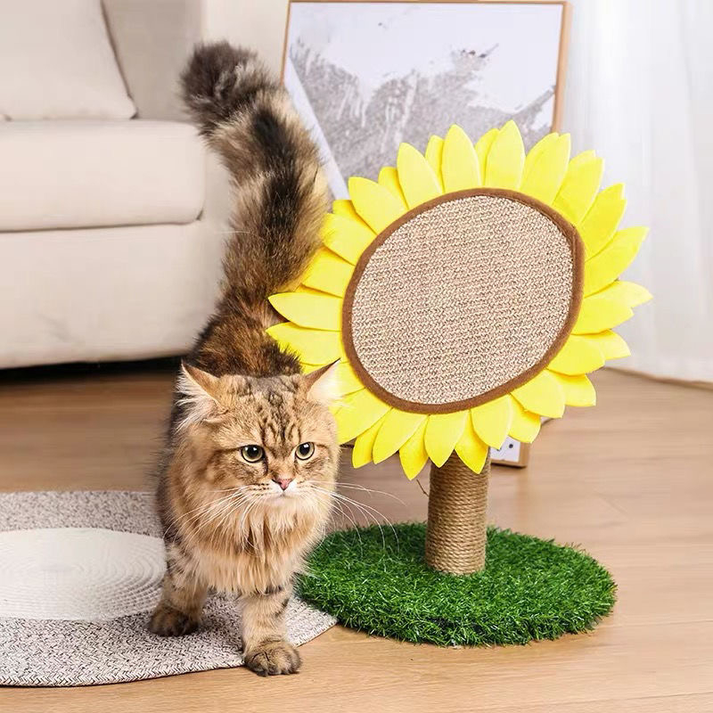 Cat Sisal Sunflower Scratching Post