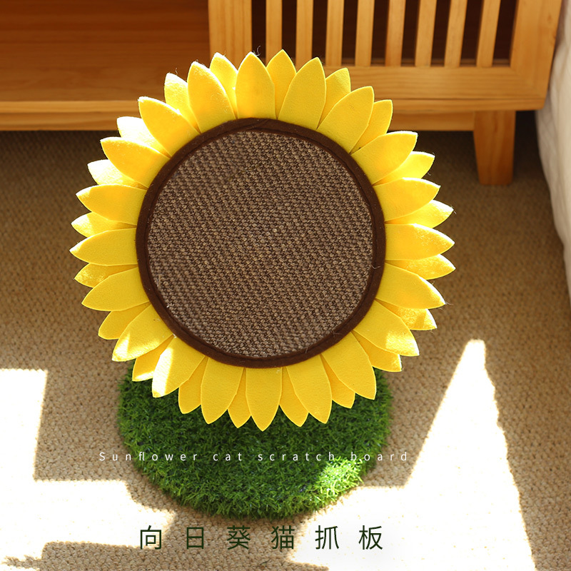 Cat Sisal Sunflower Scratching Post