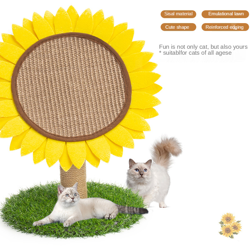 Cat Sisal Sunflower Scratching Post