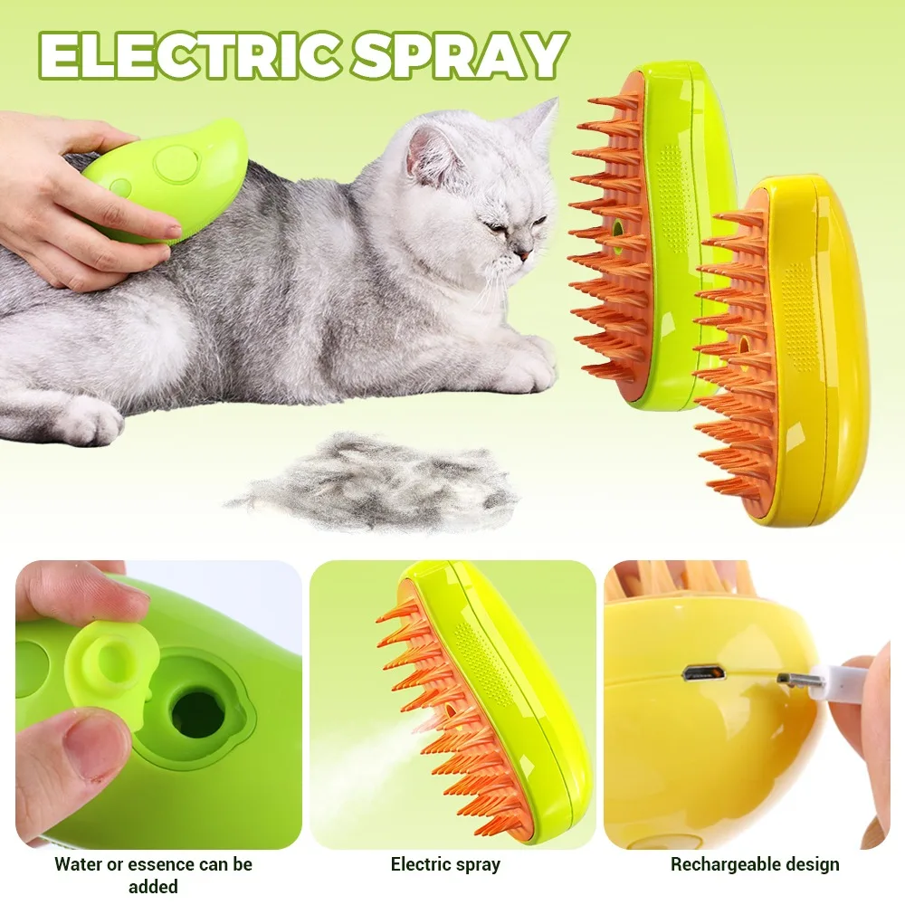 Cat Steam Brush for Shedding Cat Steam Brush for Shedding
