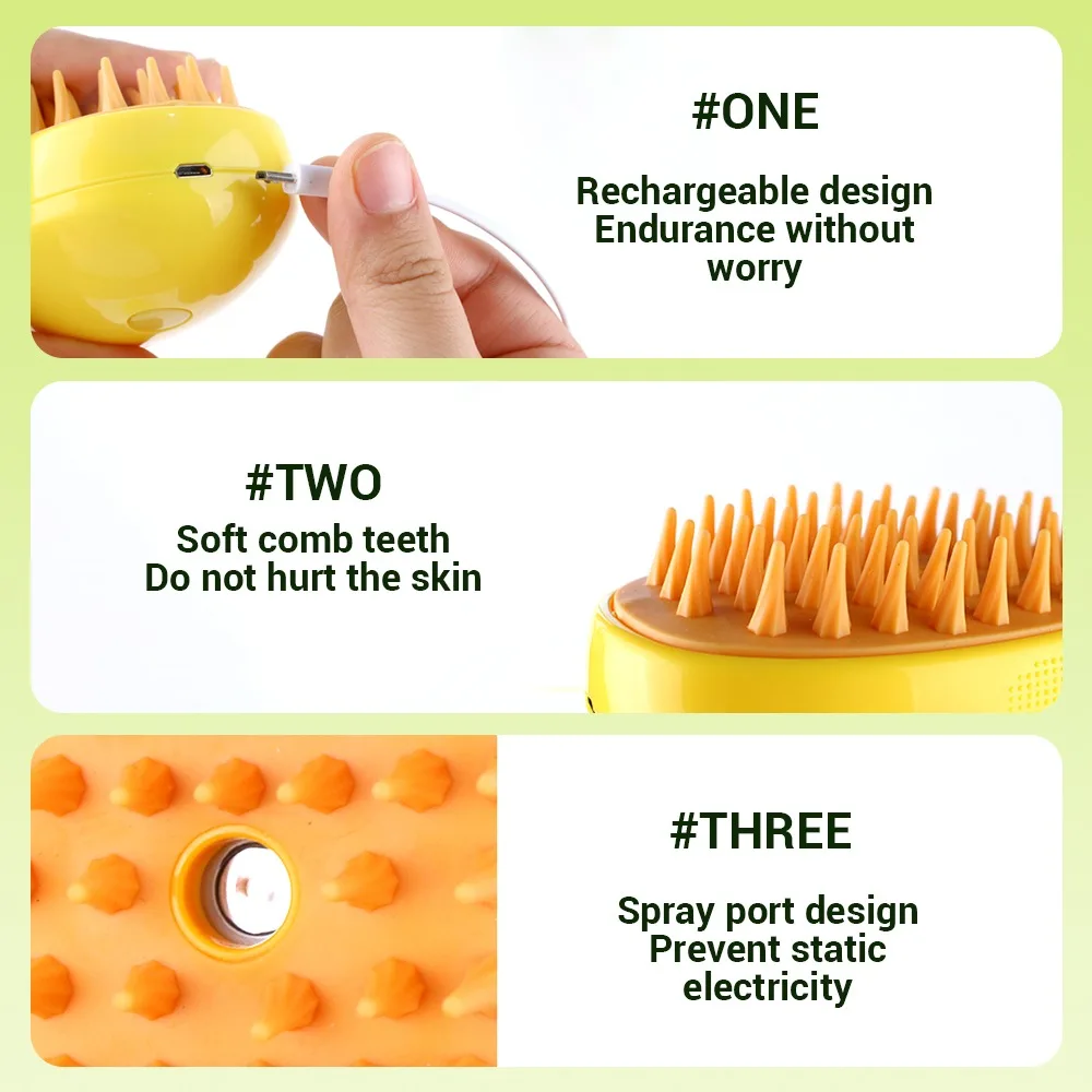 Cat Steam Brush for Shedding Cat Steam Brush for Shedding
