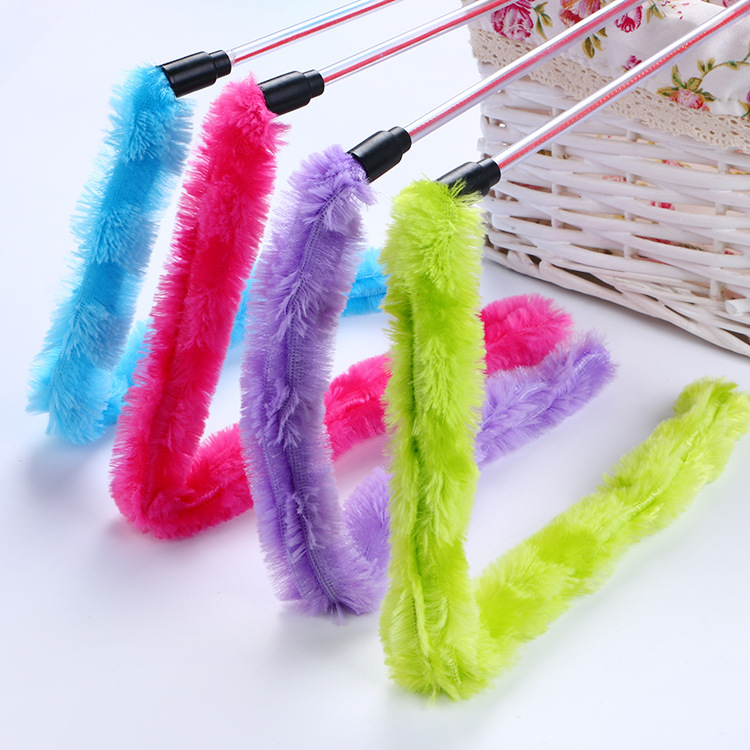 Cat Stick Toy with Plush Tail