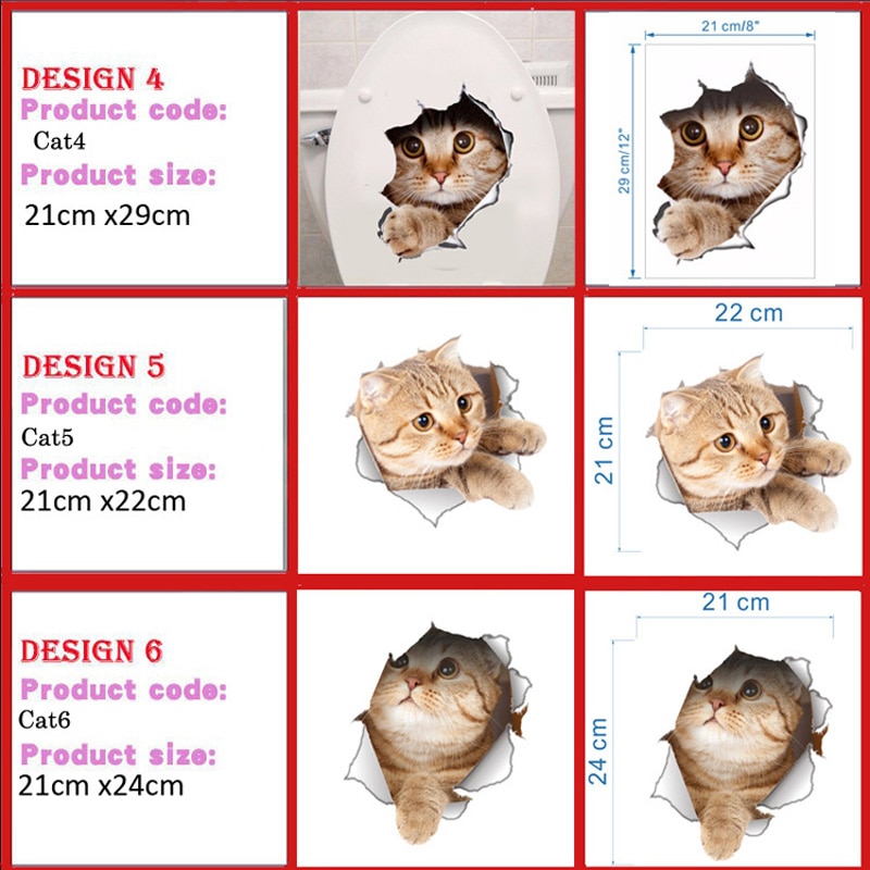 Cat Stickers Home Decoration Stickers