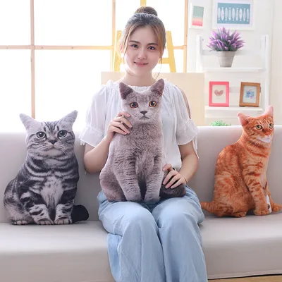 Cat Stuffed Animals Plush Toy Pillow Cat Stuffed Animals Plush Toy Pillow