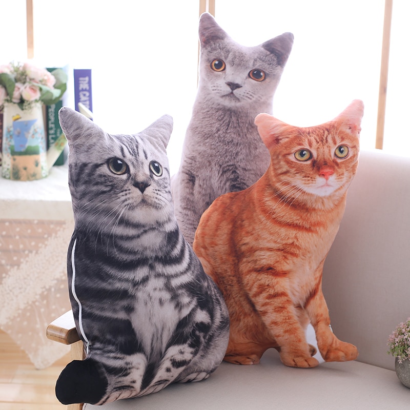 Cat Stuffed Animals Plush Toy Pillow Cat Stuffed Animals Plush Toy Pillow