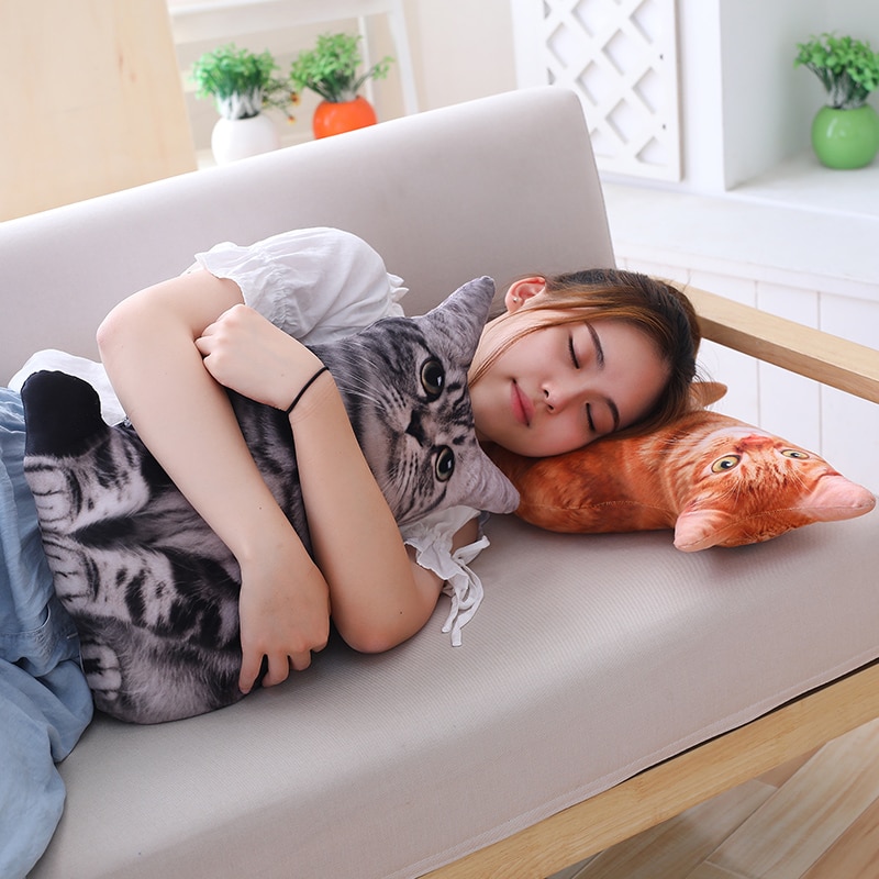 Cat Stuffed Animals Plush Toy Pillow Cat Stuffed Animals Plush Toy Pillow