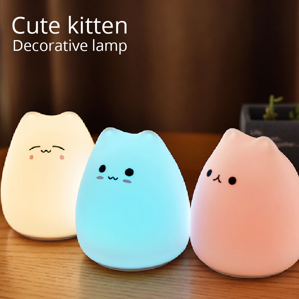Cat Touch Light Silicone Sensor Lamp Cat Touch Light Silicone Sensor Lamp