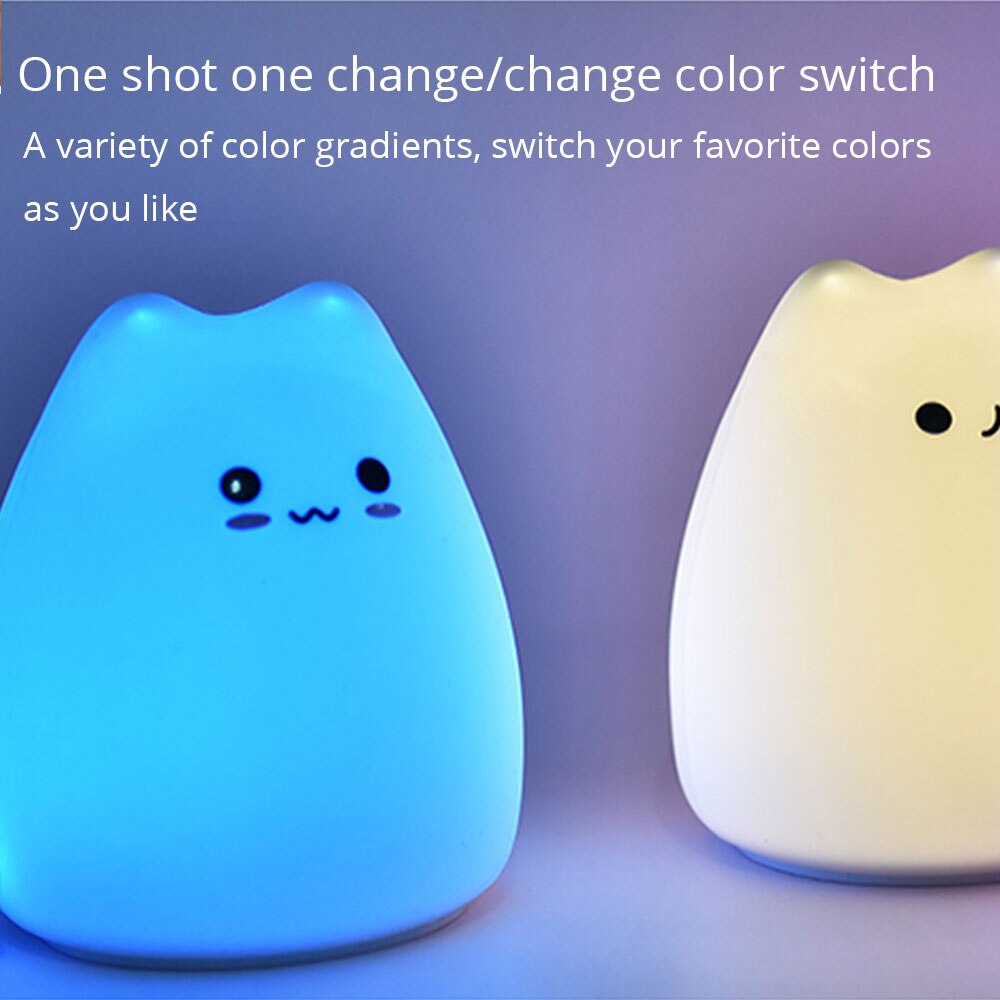 Cat Touch Light Silicone Sensor Lamp Cat Touch Light Silicone Sensor Lamp