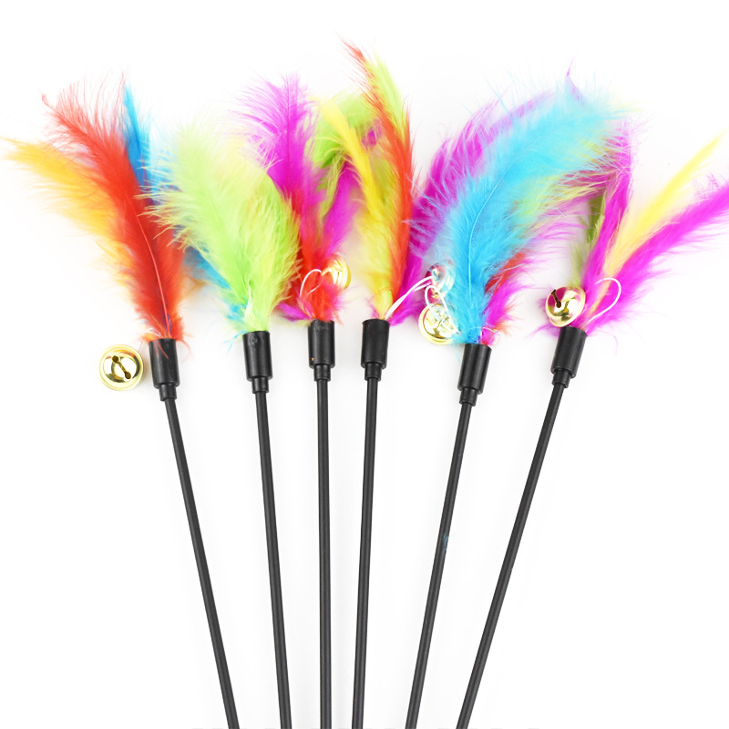 Cat Toy Stick with Feather Set (3pcs) Cat Toy Stick with Feather Set (3pcs)
