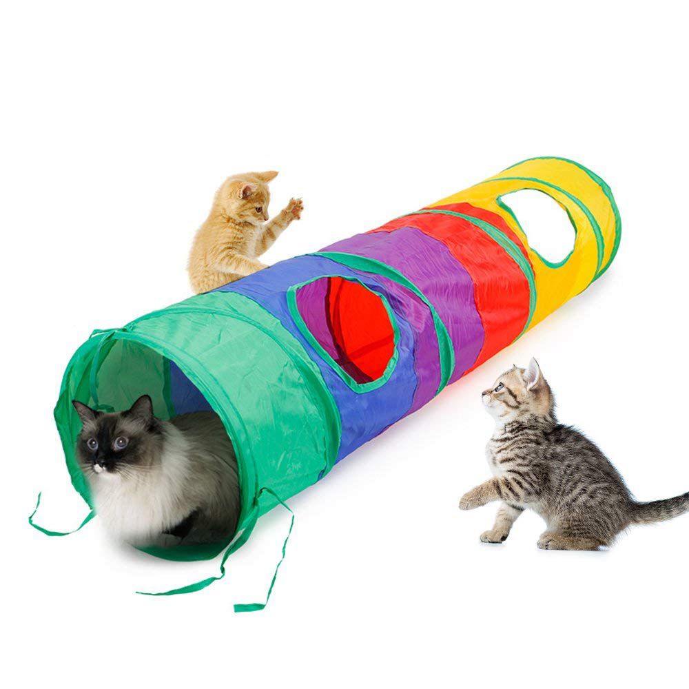 Cat Toy Tunnel Collapsible Play Tunnel Cat Toy Tunnel Collapsible Play Tunnel