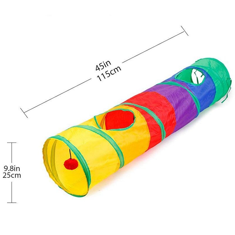 Cat Toy Tunnel Collapsible Play Tunnel Cat Toy Tunnel Collapsible Play Tunnel
