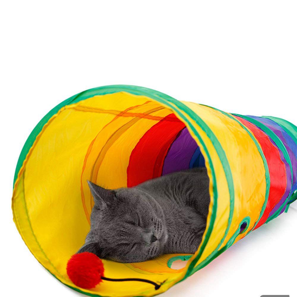 Cat Toy Tunnel Collapsible Play Tunnel Cat Toy Tunnel Collapsible Play Tunnel
