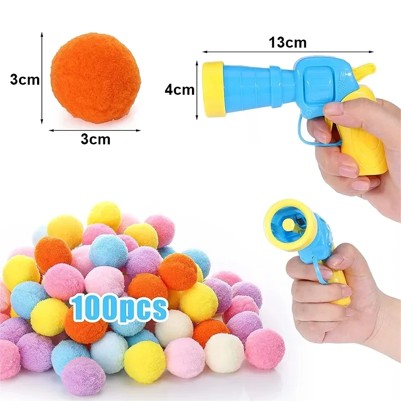 Cat Toys Interactive Launch Training Toy For Pet Kitten Creative Mini Shooting Gun Games Stretch Plush Ball Toys Pet Cat Toys Interactive Launch Training Toy For Pet Kitten Creative Mini Shooting Gun Games Stretch Plush Ball Toys Pet