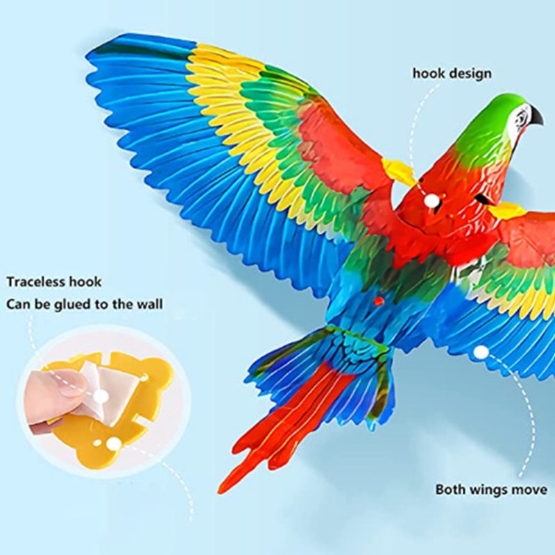 Cat Toys Simulation Electric Parrot Silent Hanging Line Flying Bird Toy Hovering Teasing Pet Training Supplies Cat Toys Simulation Electric Parrot Silent Hanging Line Flying Bird Toy Hovering Teasing Pet Training Supplies