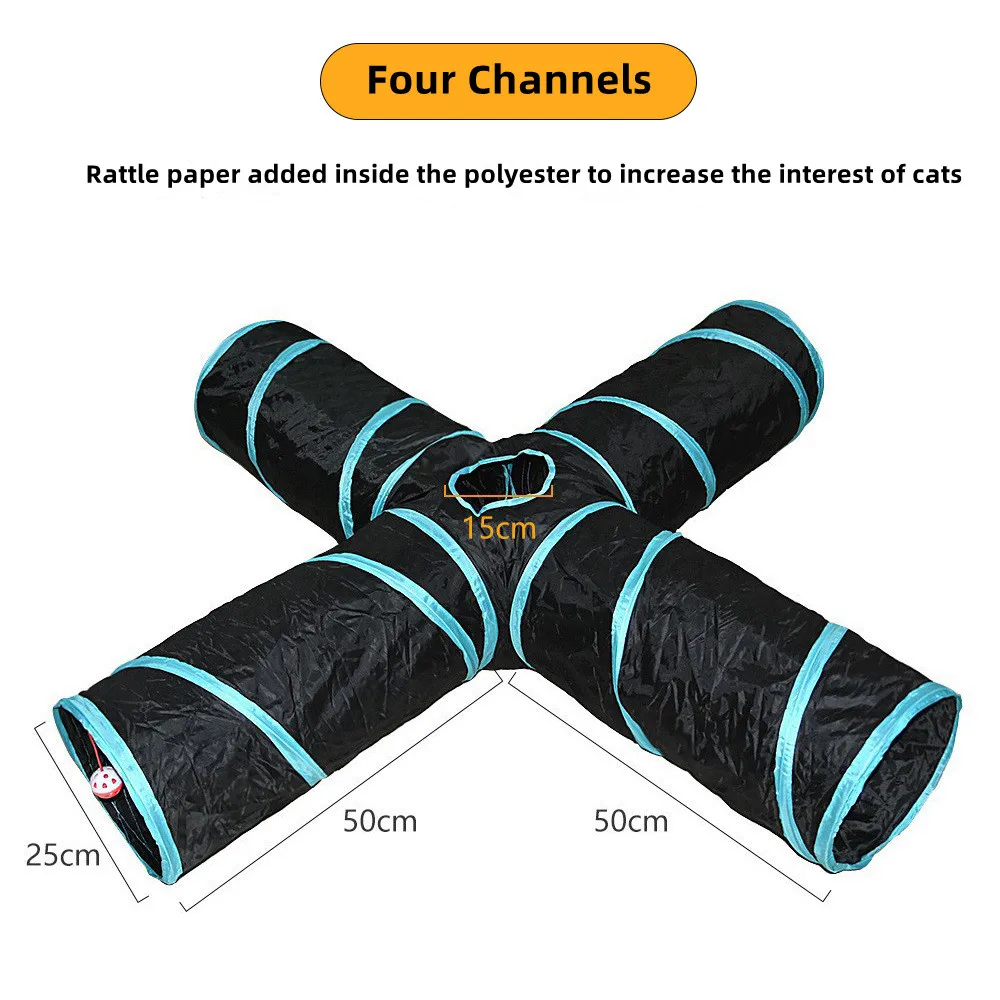 Cat Tunnel Pet Supplies Cat S T Pass Play Tunnel Foldable Cat Tunnel Cat Toy Breathable Drill Barrel for Indoor loud Cat Tunnel Pet Supplies Cat S T Pass Play Tunnel Foldable Cat Tunnel Cat Toy Breathable Drill Barrel for Indoor loud