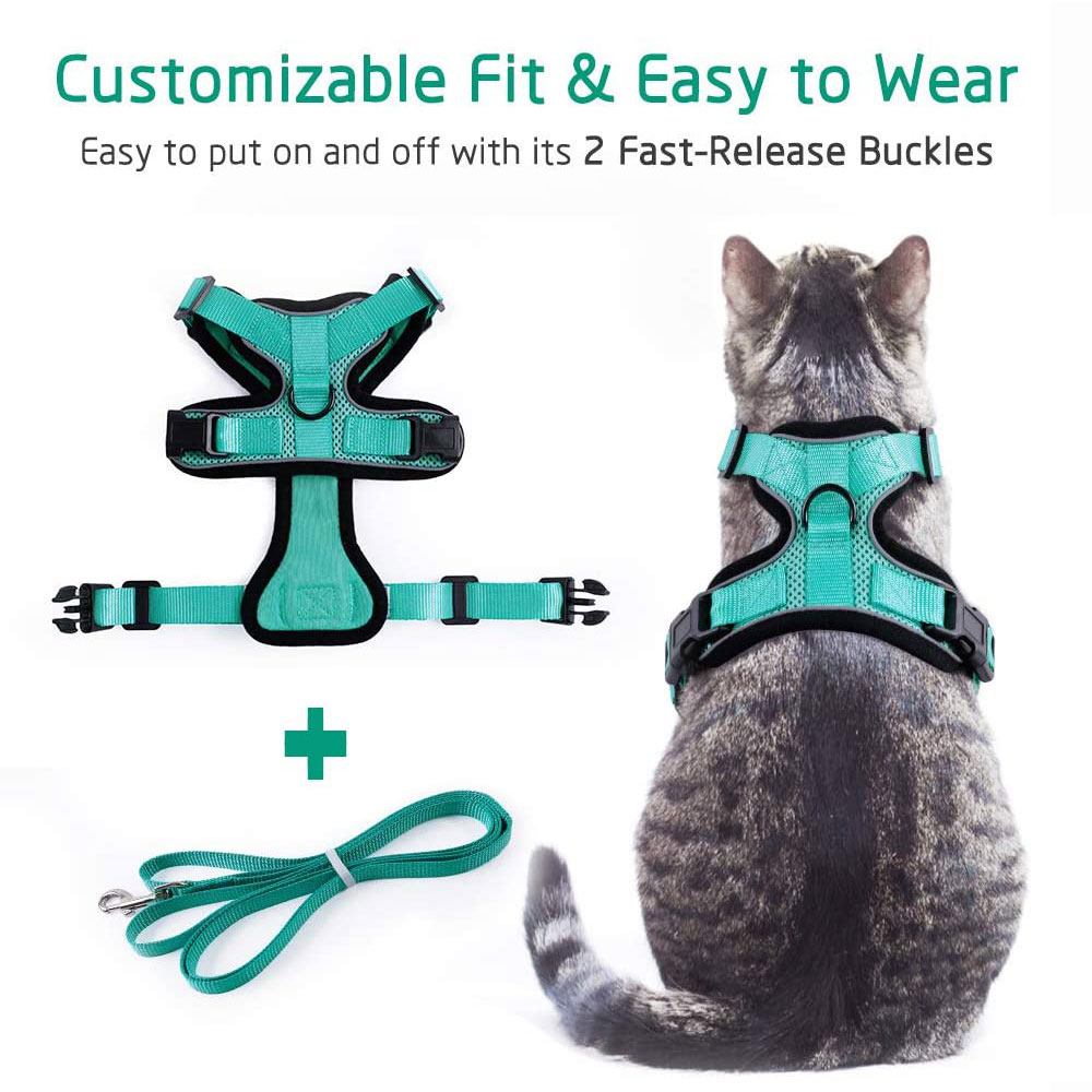 Cat Vest Harness And Leash Set Cat Vest Harness And Leash Set