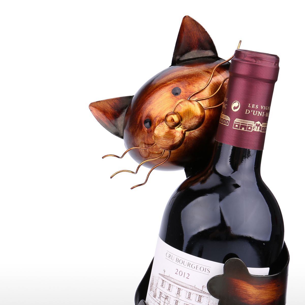 Cat Wine Bottle Holder Decorative Rack