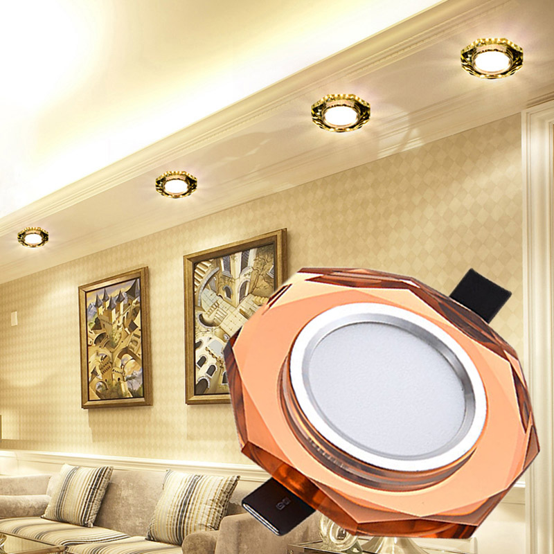 Ceiling Crystal Light LED Lamp