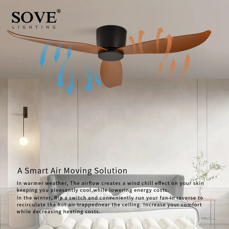 Ceiling Fan White Low Floor Ultra Thin 17cm DC Ceiling Fan With Remote Control Simple Ceiling Fans Without Light Ceiling Fan White Low Floor Ultra Thin 17cm DC Ceiling Fan With Remote Control Simple Ceiling Fans Without Light