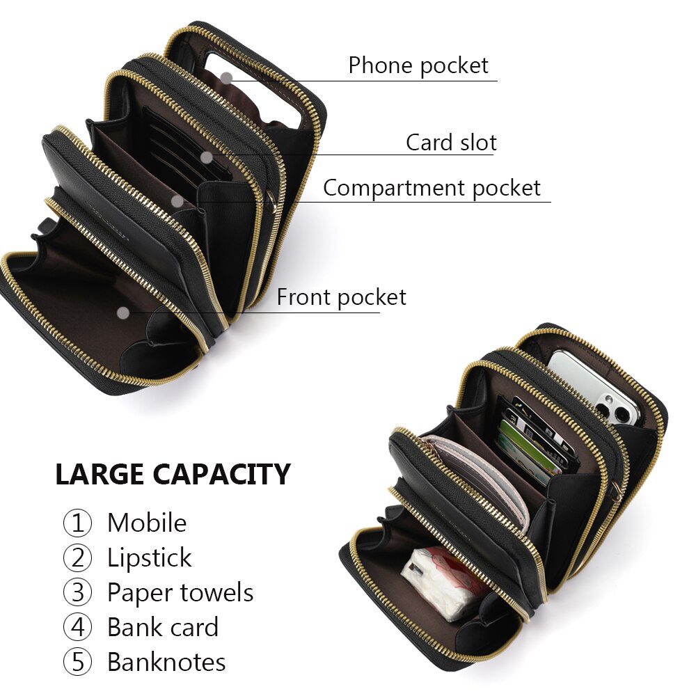 Cell Phone Purse with Clear Window Cell Phone Purse with Clear Window