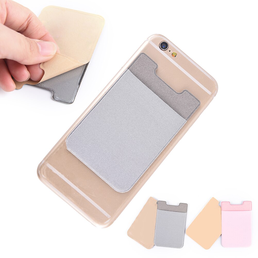 Cell Phone Wallet Self-Adhesive Pocket Cell Phone Wallet Self-Adhesive Pocket