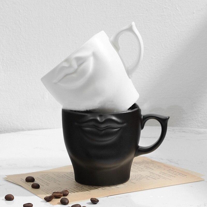 Ceramic 275ml Lips Mug