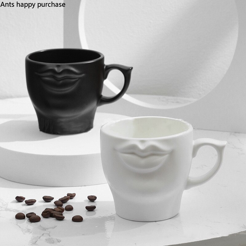 Ceramic 275ml Lips Mug