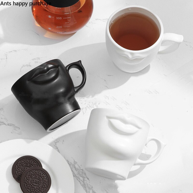 Ceramic 275ml Lips Mug