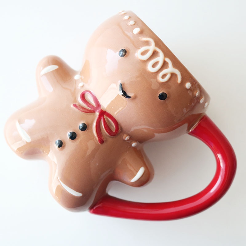 Ceramic 300ml Gingerbread Man Mug