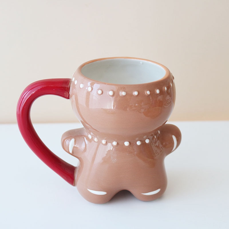 Ceramic 300ml Gingerbread Man Mug