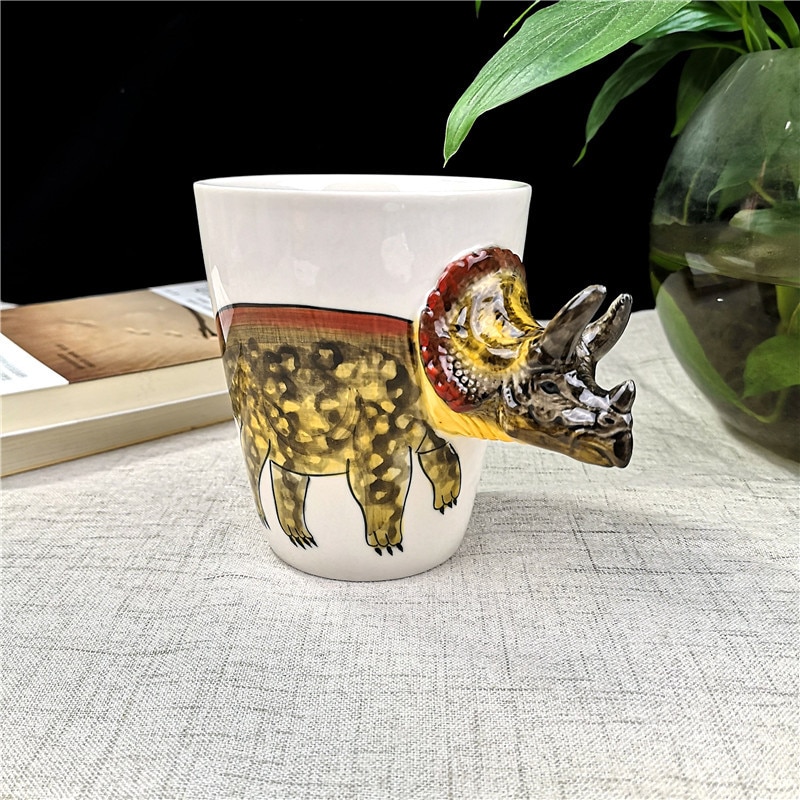 Ceramic 3D Dinosaur Mug