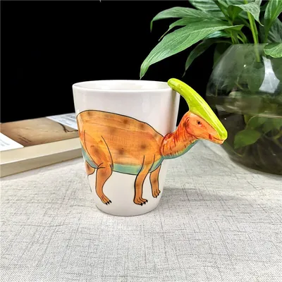 Ceramic 3D Dinosaur Mug