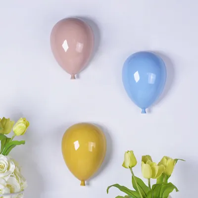 Ceramic Balloon Wall Art Home Decor Ceramic Balloon Wall Art Home Decor